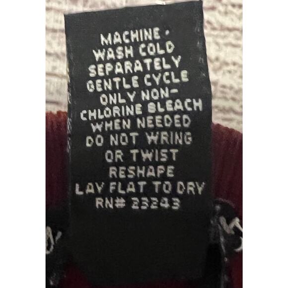 New York & Company Ribbed Button Front Cardigan Sweater Rust Red Small - Picture 2 of 4